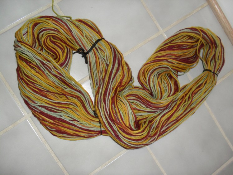 multicolored re-skein