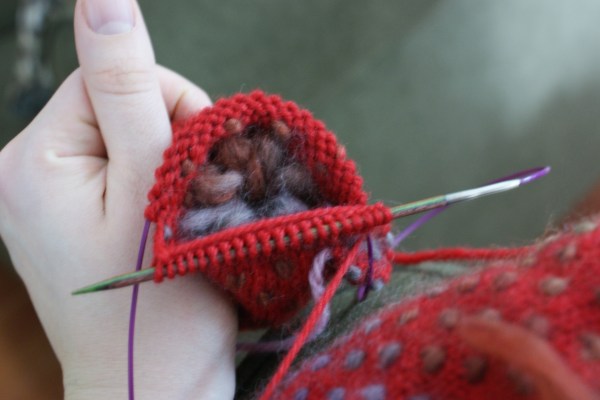 Thrumming in progress.