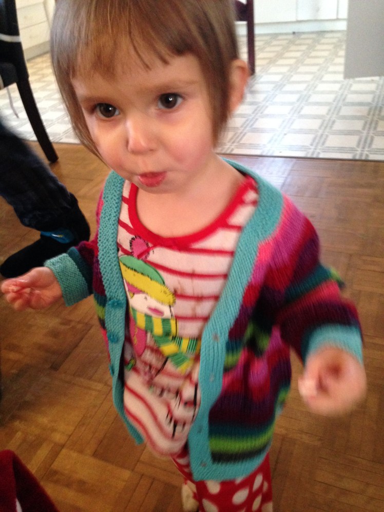 Why yes, I will chew up a chunk of candy cane with just my front teeth.